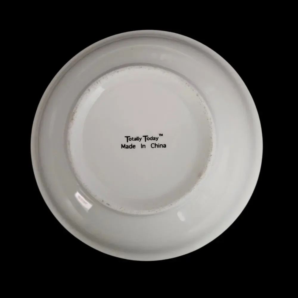Totally Today Christmas Pine Cone Holly Berry Soup Cereal Bowl Set of 4